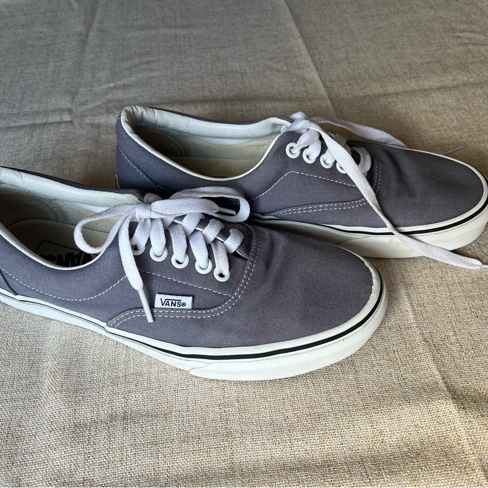 Vans Gray Canvas Sneakers Men’s 7.5/Wms 9.5